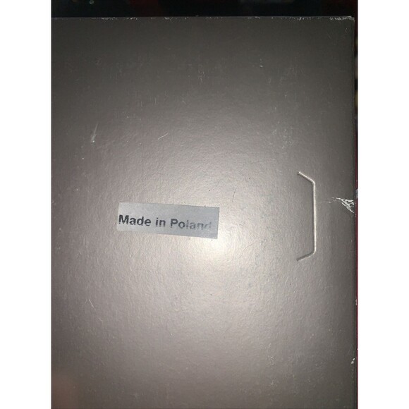 Arc de Triomphe Made Poland Blown Glass Christmas Ornament 2.25" Glittery Gold - Picture 10 of 10